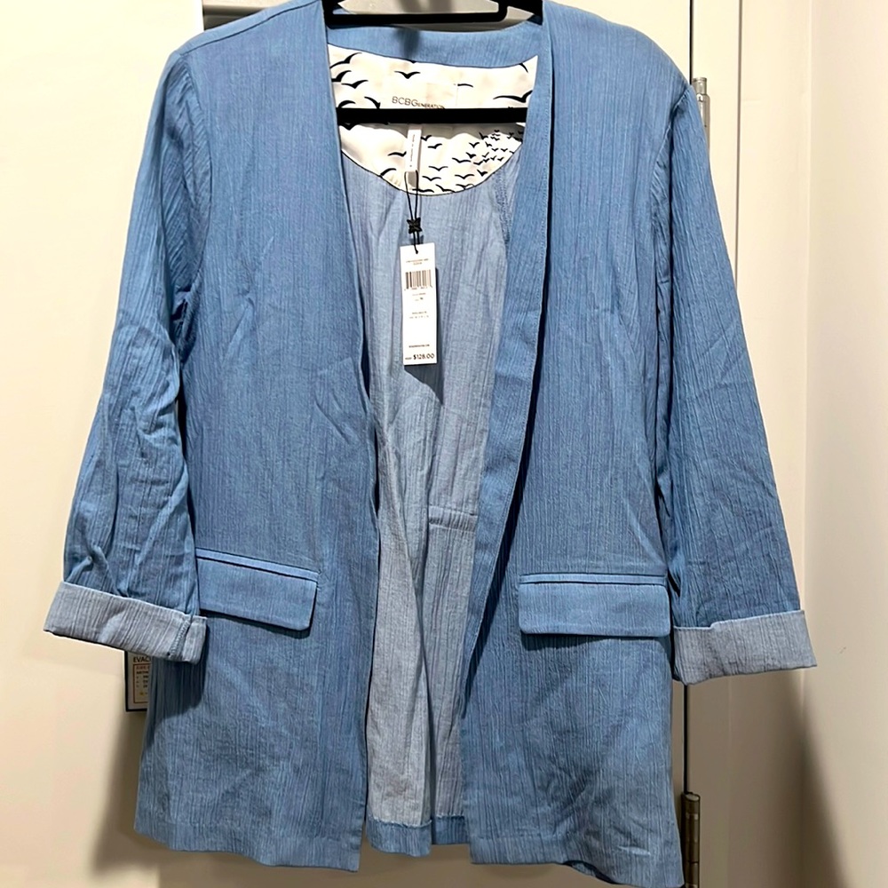 BCBG Light Denim Jacket